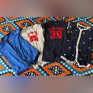Carters Baby Boys Cotton Shorts Onesies